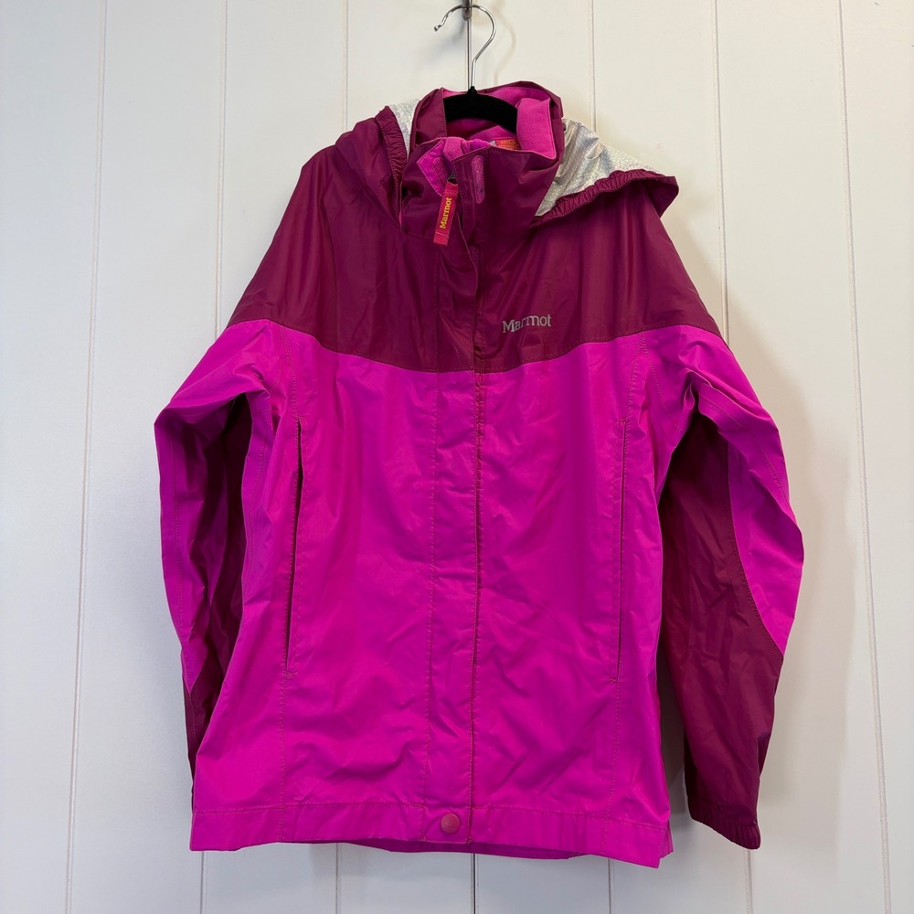 Marmot Gorpcore Kids Rain Jacket Size M Athleisure Hiking Camping Outdoor Sporty